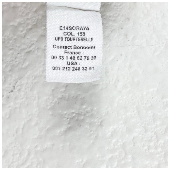 Bonpoint Brode Main Kids Gray Embroidered Dress Size 6 - Picture 9 of 9